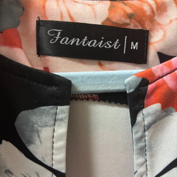 Floral Pencil Dress Sz M - Picture 3 of 3